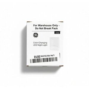 GE Color-Changing LED Night Light 2-Pack  UL Certified  120VAC  Compact Design
